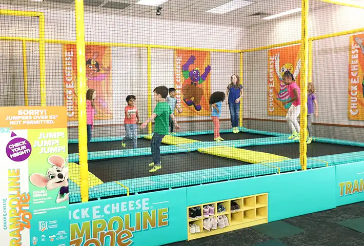 trampoline park on birthday