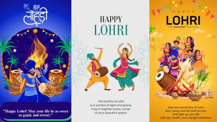 Happy Lohri 2026 Images & Posters Free Download